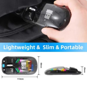 ماوس بی سیم سایلنت فشن مدل XWD118 M08 RGB